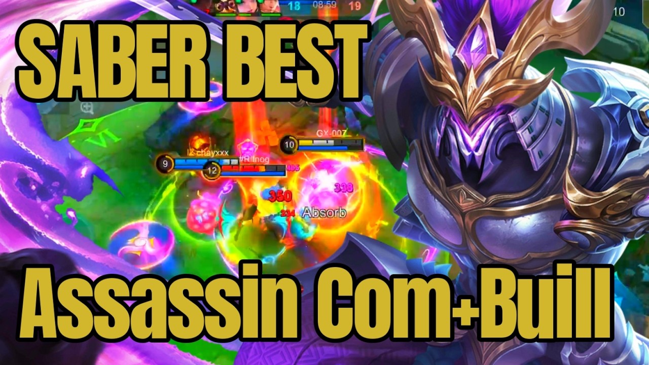 Saber Assassin Build 2025 🔪 Dominate Every Match Mobile Legends Full Gameplay