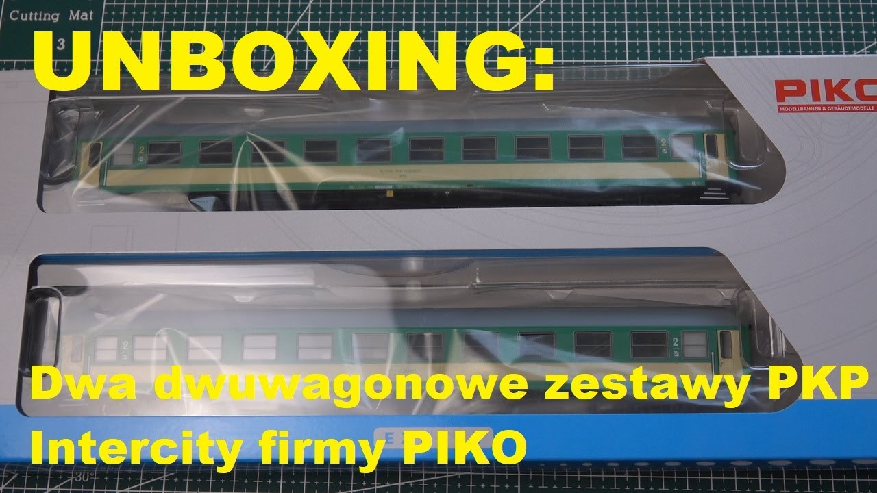 UNBOXING: Dwa dwuwagonowe zestawy PKP Intercity firmy PIKO