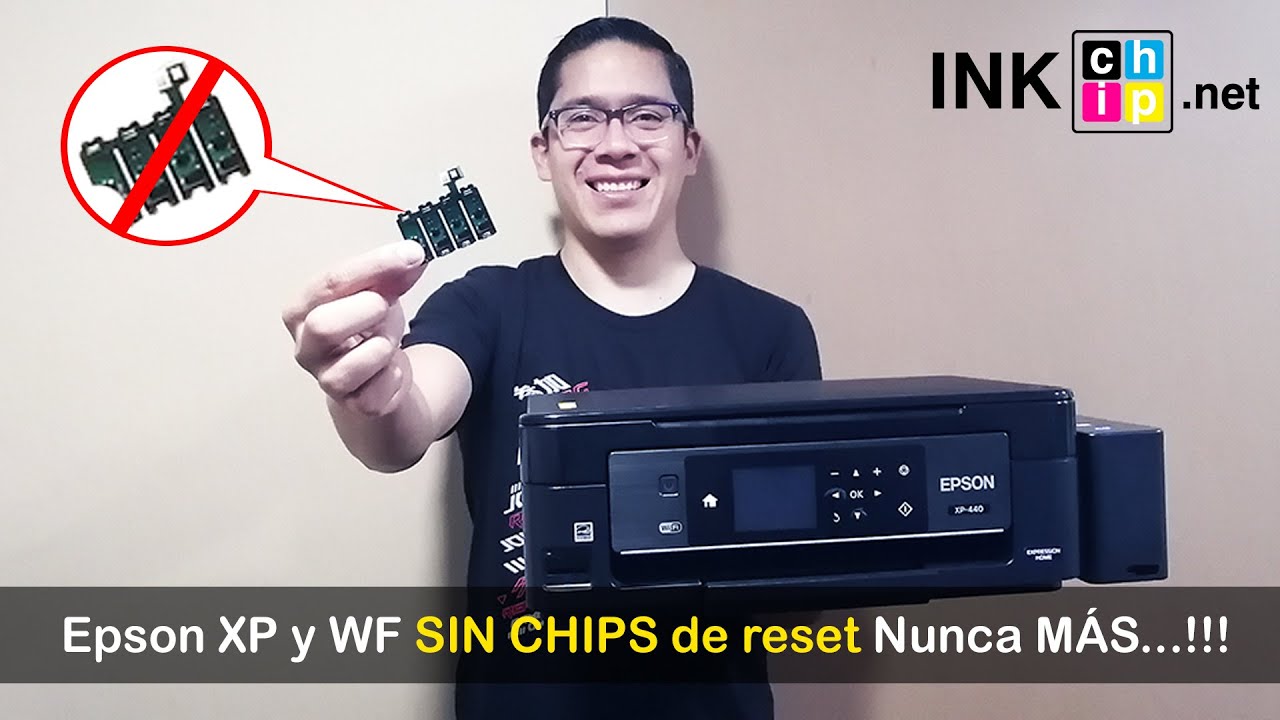 Epson XP-440 con sistema de tinta adaptado SIN CHIP