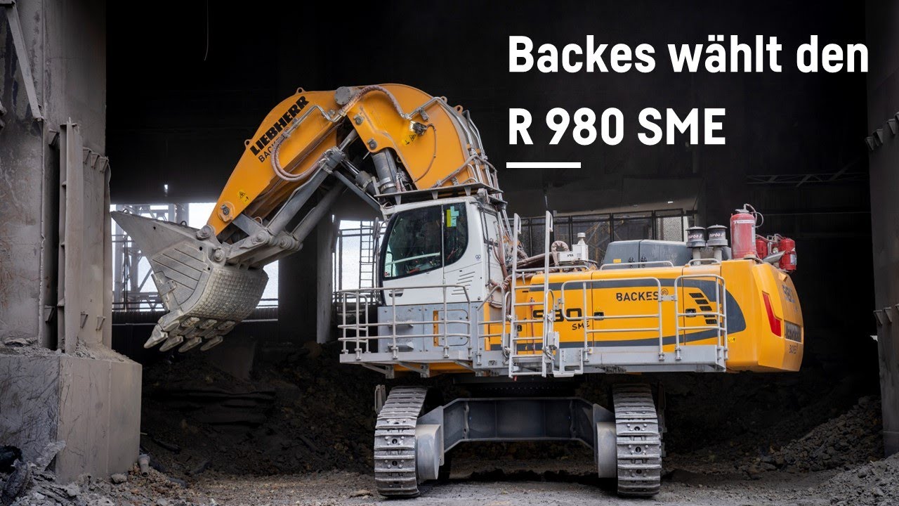 Liebherr - Backes w&auml;hlt den R 980 SME