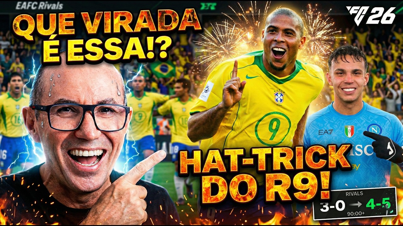 VÉIO TESTOU O RONALDO E ELE FEZ ISSO! Hat Trick e Virada Histórica no Rivals! - EAFC26