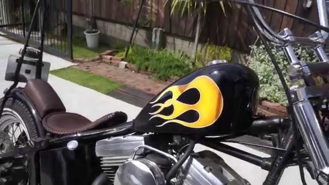 1999 EVO SOFTAL CHOPPER BUILD BY BLUE GROOVE