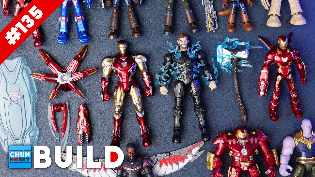 Marvel Herose Speed Build! Iron Man Mark 85 & Thor & More!!! | BLOKEES Figures | Beat Build