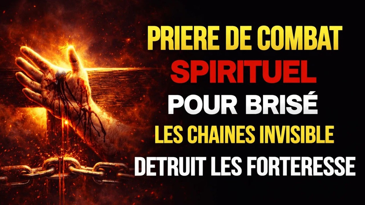 Prière de Combat Spirituel – Briser les Chaînes Invisibles et Détruire les Forteresses Maléfiques