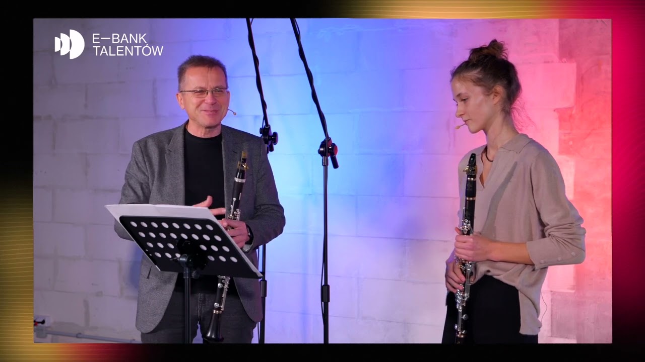 e-Bank Talentów - prof. Arkadiusz Adamski - klarnet - Maja Cywińska