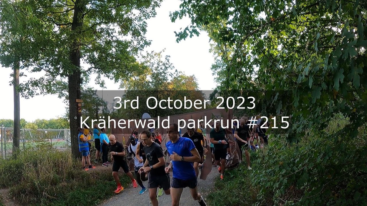 Kräherwald parkrun, #215 - October 3rd 2023 (fast)