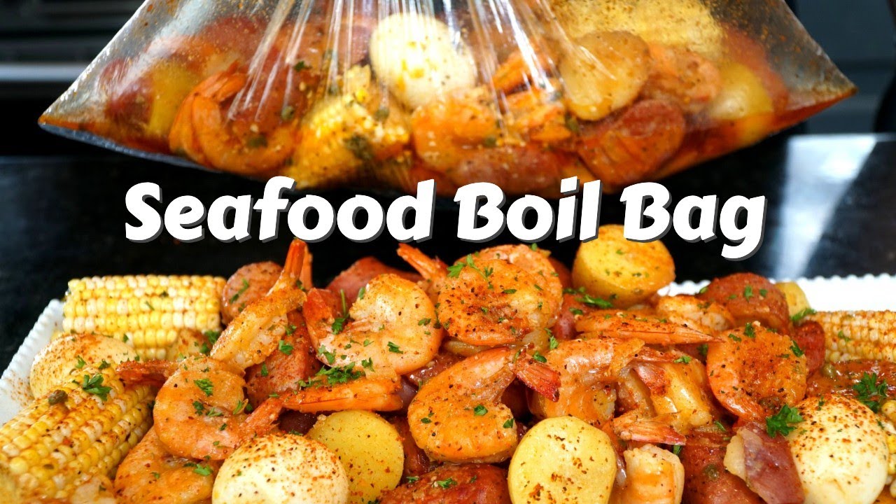 How To Make a Seafood Boil Bag At Home | Easy Shrimp Boil Recipe 