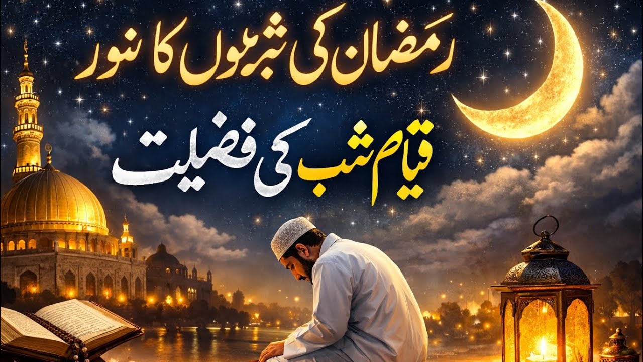 رمضان کی راتوں کا نور | قیام اللیل کی فضیلت پر خوبصورت نظم 🌙