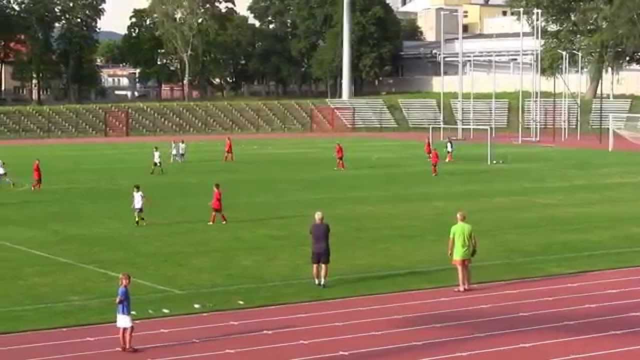 Szósty dzień-obóz piłkarski-Ks Talent Bolesławiec  - SPARING z KKS J Góra cz1