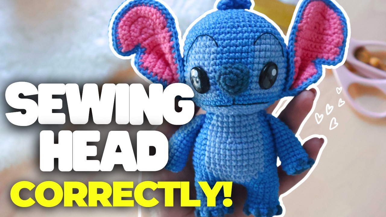 Essential Amigurumi Tips For SEAMLESS Head And Body Attachment