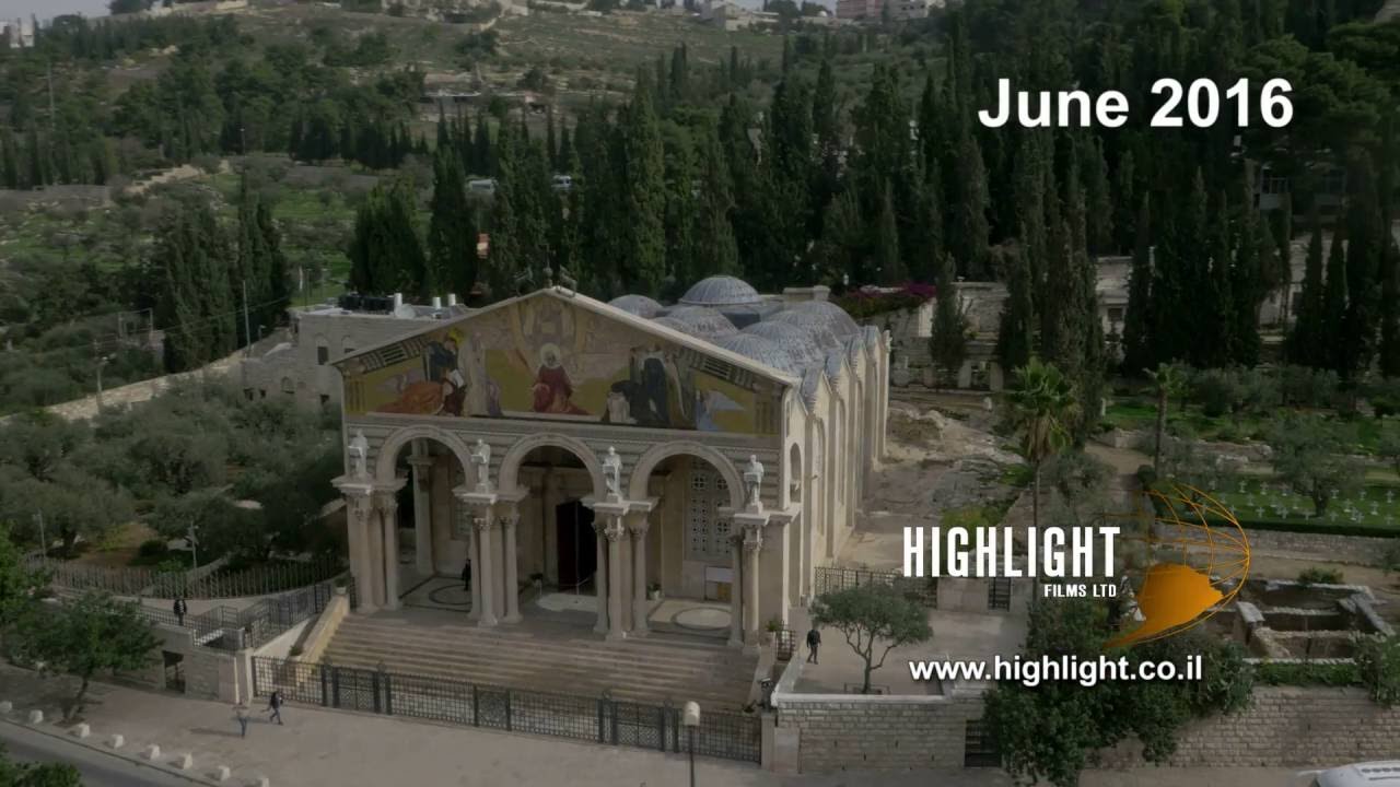 Drone aerial footage of Jerusalem - June 2016