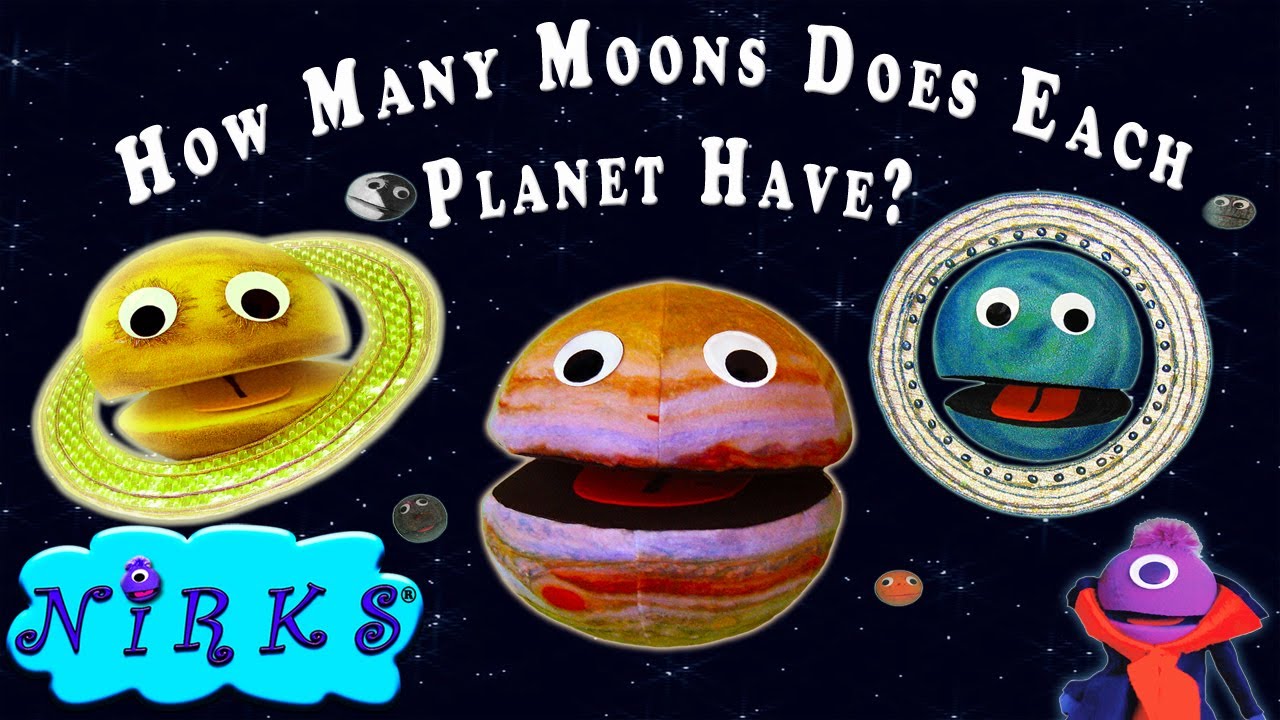 How Many Moons Does Each Planet Have?/Meet the Moons/Song For Kids  - Original version February 2018