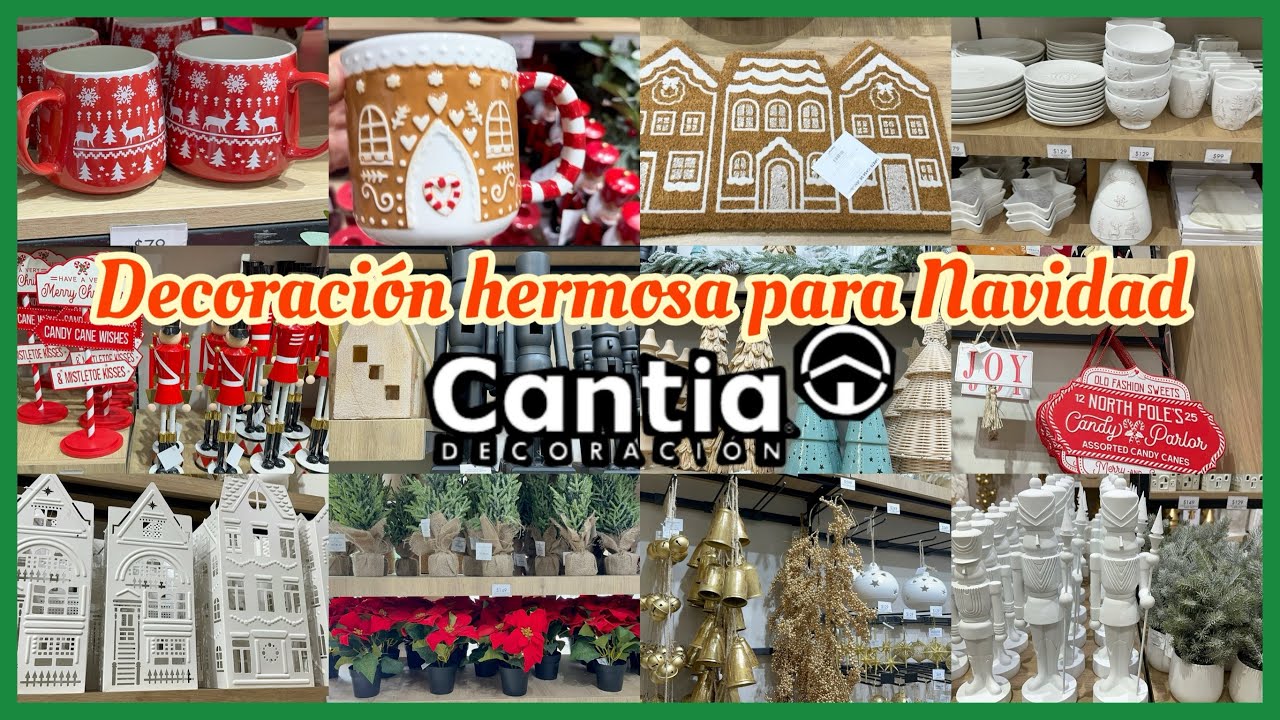 WOW! HERMOSA😍DECORACIÓN NAVIDEÑA EN CANTIA🎄Descubre lo nuevo en colecciones para esta NAVIDAD2025♥️