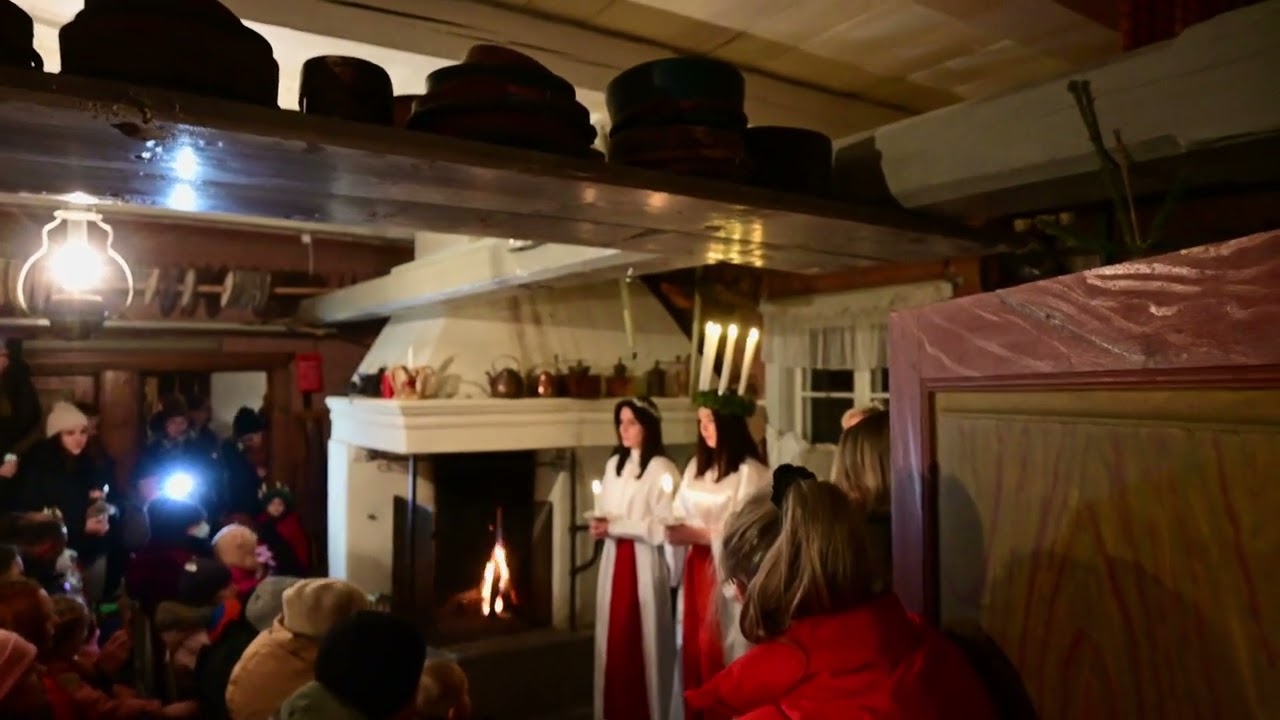 Lucia 2022, Vaasa @ Brages friluftsmuseum - Bragen ulkomuseo