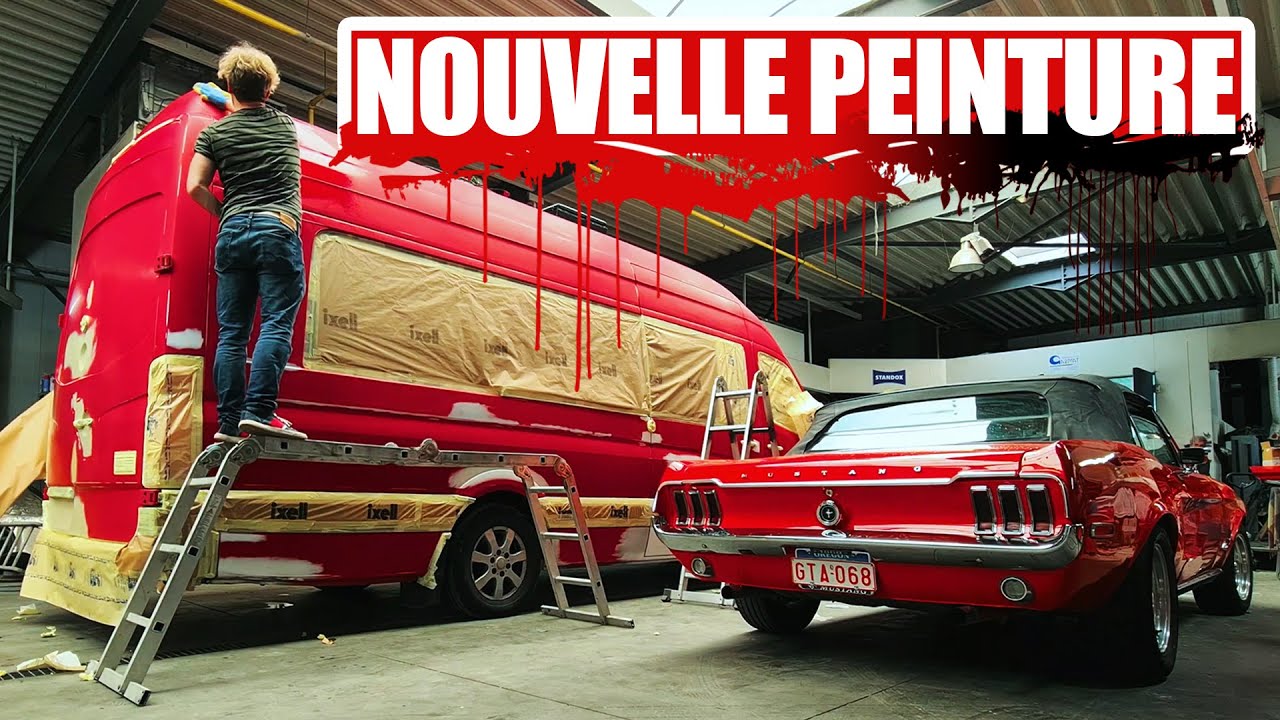 Mon van aménagé est comme neuf 🤩🤩🤩 NOUVELLE PEINTURE #vanlife #vanaménagé #nomade