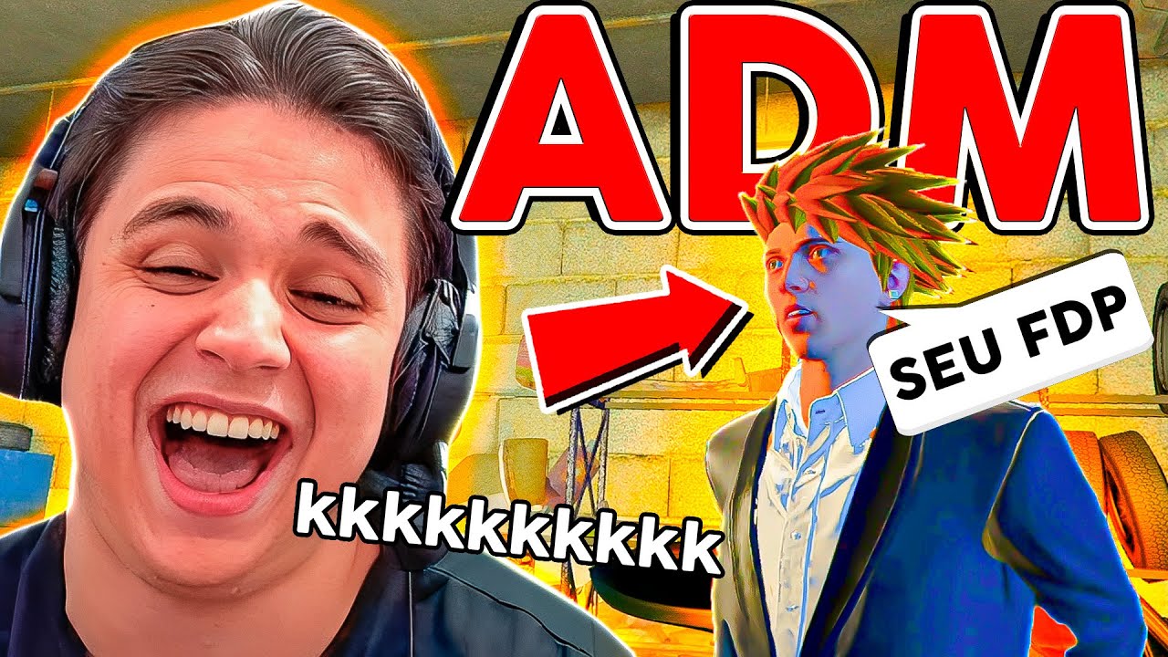 DE ADM na CIDADE CAUSEI TRET@ 😂 GTA RP (Paulinho o LOKO)