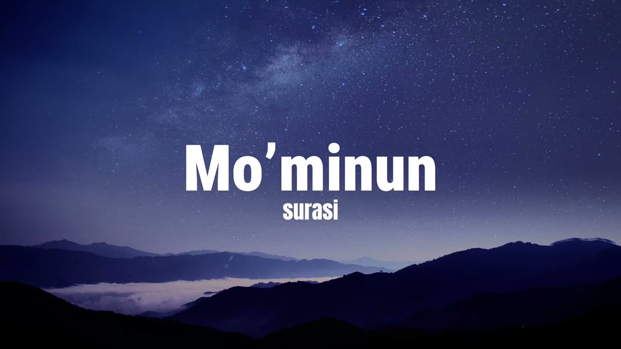 Mo’minun surasi - o’zbekcha tarjimasi Yasir Al Dosari