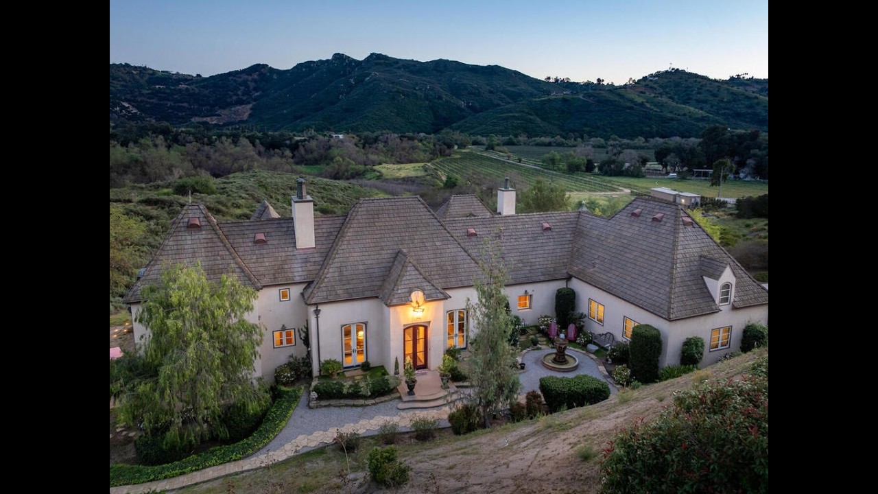 Luxury Vineyard-View Estate in Bonsall, CA | Rancho Amigos Road Home Tour | North County San Diego