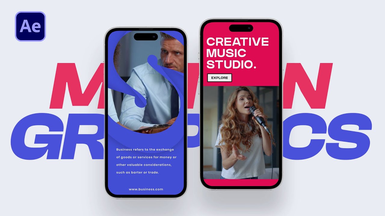 Создайте 2 современных анимации для Instagram-роликов в After Effects