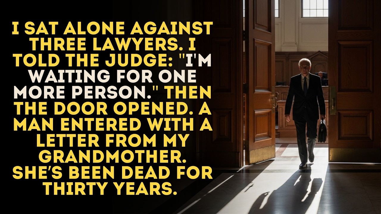 My Wealthy Sister Demanded My Inheritance in Court. Then a Man in Black Walked In.