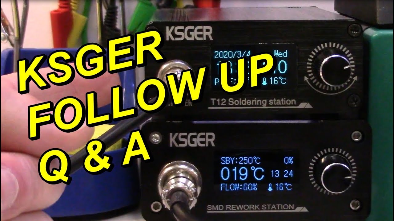 KSGER T12 & 858D Station Follow Up & Questions Answered
