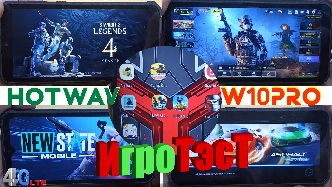 ИгроТэсТ HotWav W10 Pro - не так всё просто...