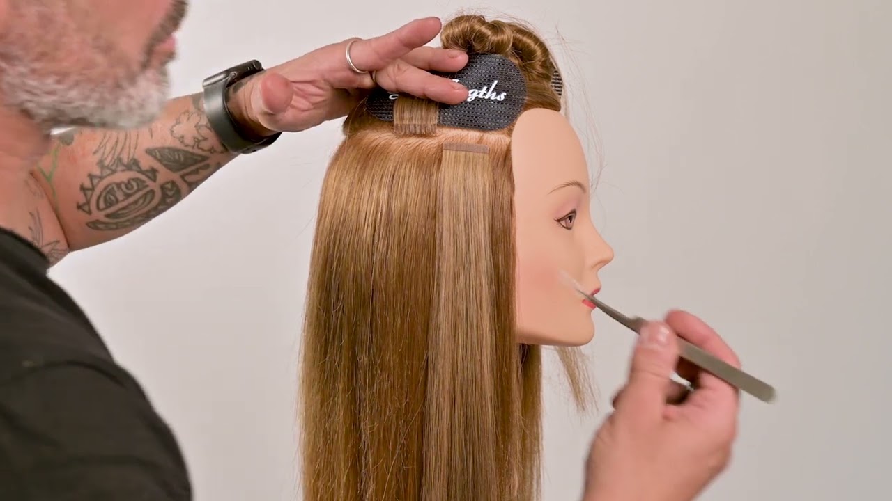 How To Apply GL Tape Safety Band For Tape Extensions