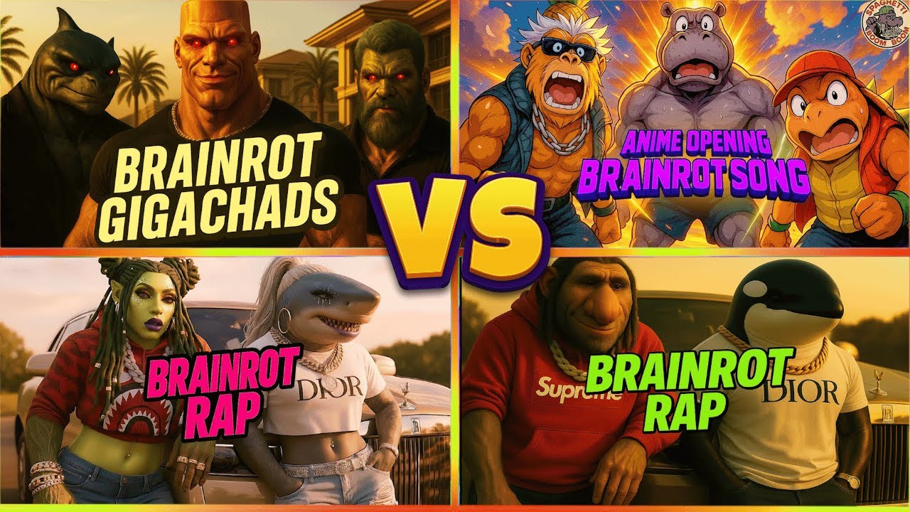 4 Brainrot Songs Enter... 1 Crown Leaves (Insane Battle!)🔥🎤 Pt.6