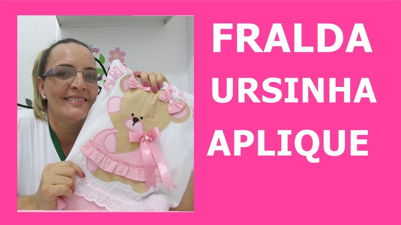 COMO FAZER FRALDA DE PASSEIO URSINHA  EM PATCH APLIQUE