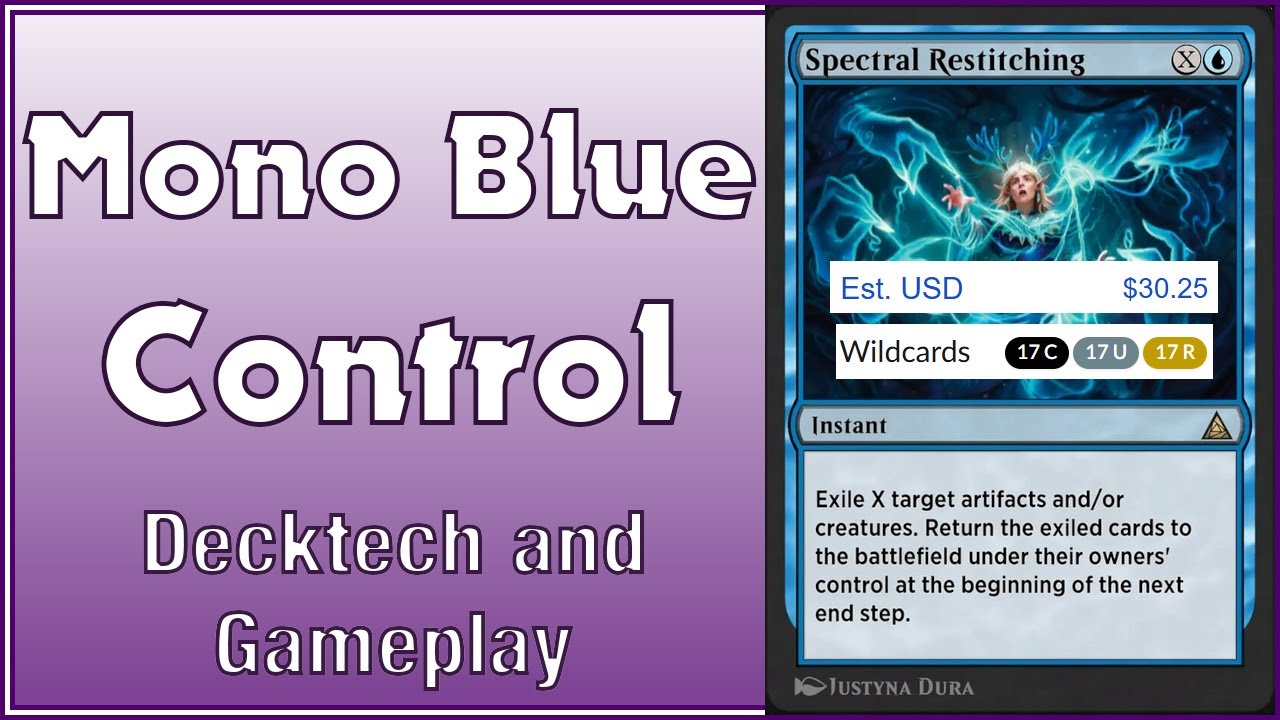 $30 Mono Blue Control - Standard on a Budget (MTGA)