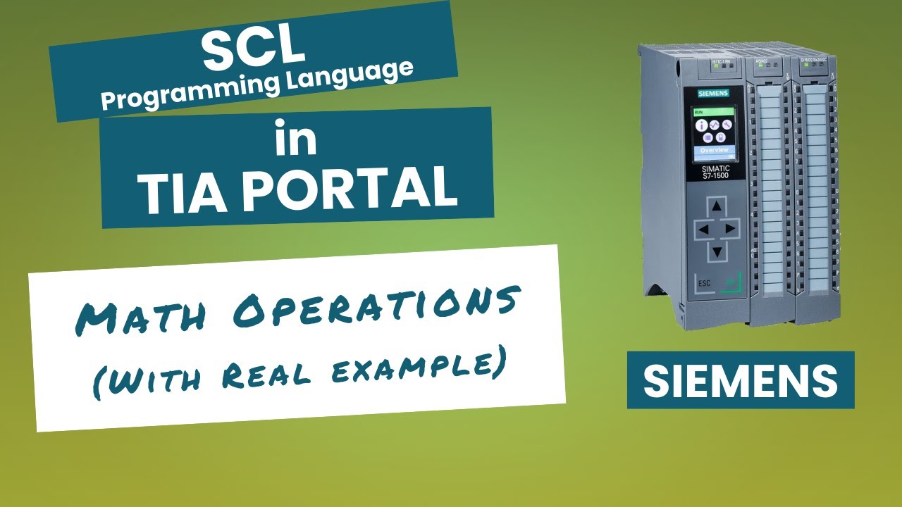 TIA Portal | Math Operations in SCL