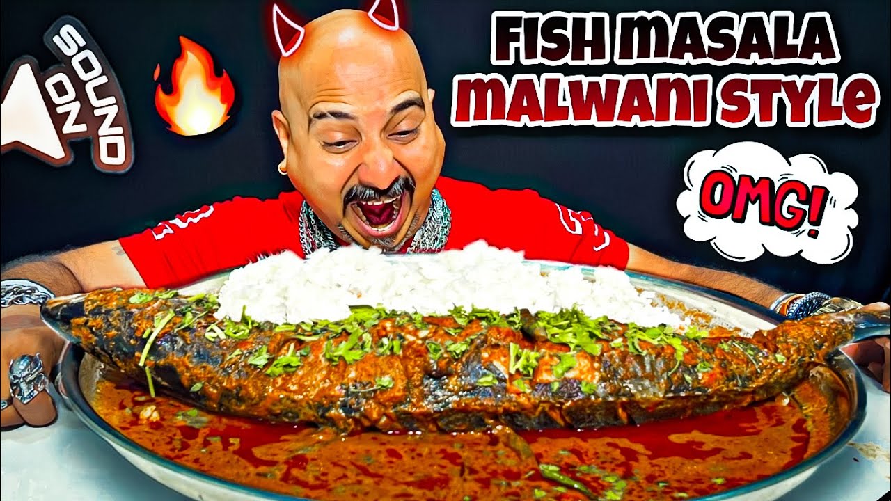 Whole Rawas Fish Masala in Malwani Style 😍 l Ulhas Kamathe l Chicken Leg Piece