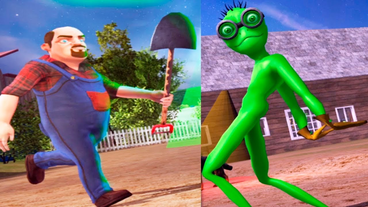 Scary Green Grandpa Alien - Episode 1 FULL ALL LEVELS Gameplay Walkthrough (Ios,Android)