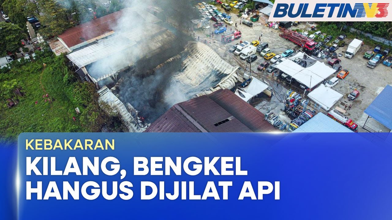 KEBAKARAN | Kilang Perabot Dan Bengkel Kereta Musnah