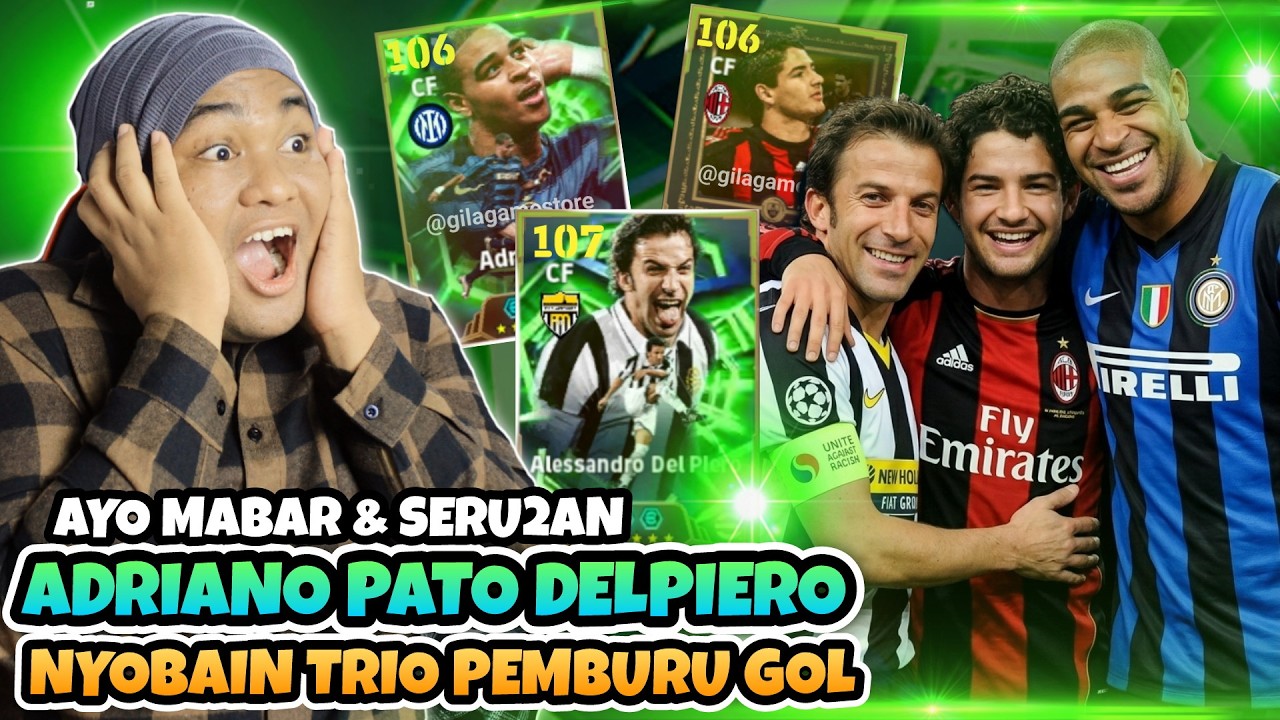 Aku Nyobain Trio Maut Pato Adriano Delpiero Pemburu Gol ! Mabar By One & Co-Op eFootball 2026 Mobile