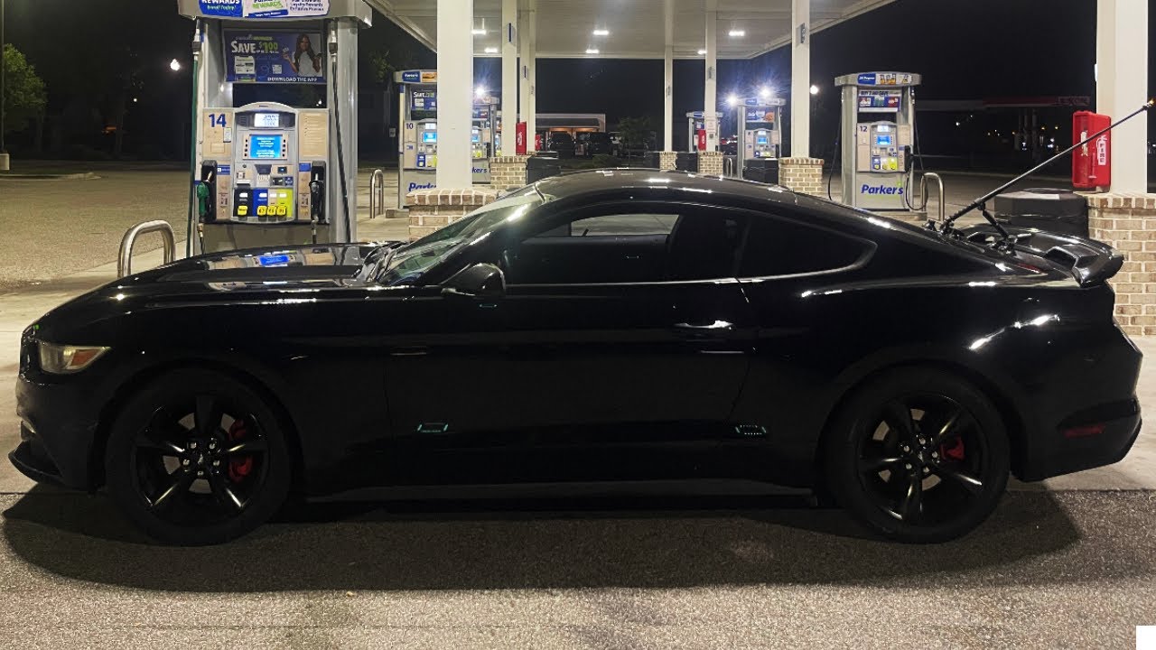 POV: Late Night DRIVE In blacked Out Mustang
