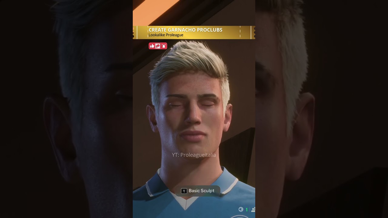 Garnacho Face Creation in EA FC 25 - Pro Club & Career Mode Tutorial