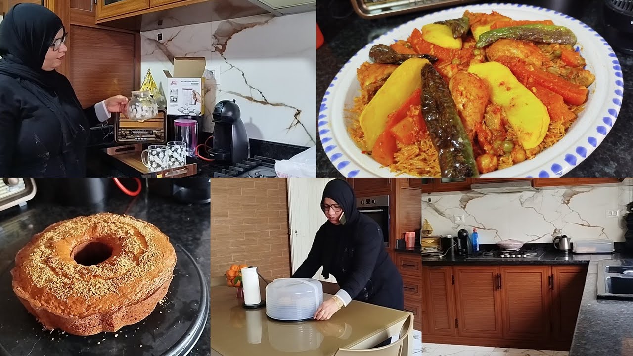 مشترياتي وتحضيرات رمضان روتين عادي لام تونسية دويدة بالدجاج و كيكة بنينة وسريعة 