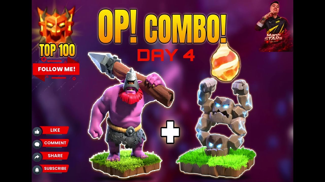 Manh STARs | Fireball + Meteor Golem + Thrower OP Legend League Attack Strategy