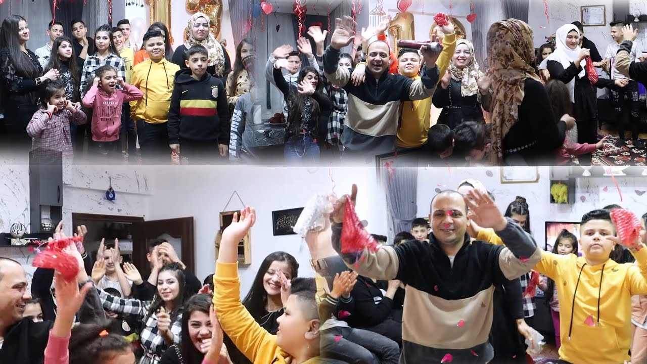 اجمل 🎉حفلة 🎁عيد ميلاد🎊 ابني رامي👏 واجو احلى بنات حضروا الحفلة 🕺💃🤗