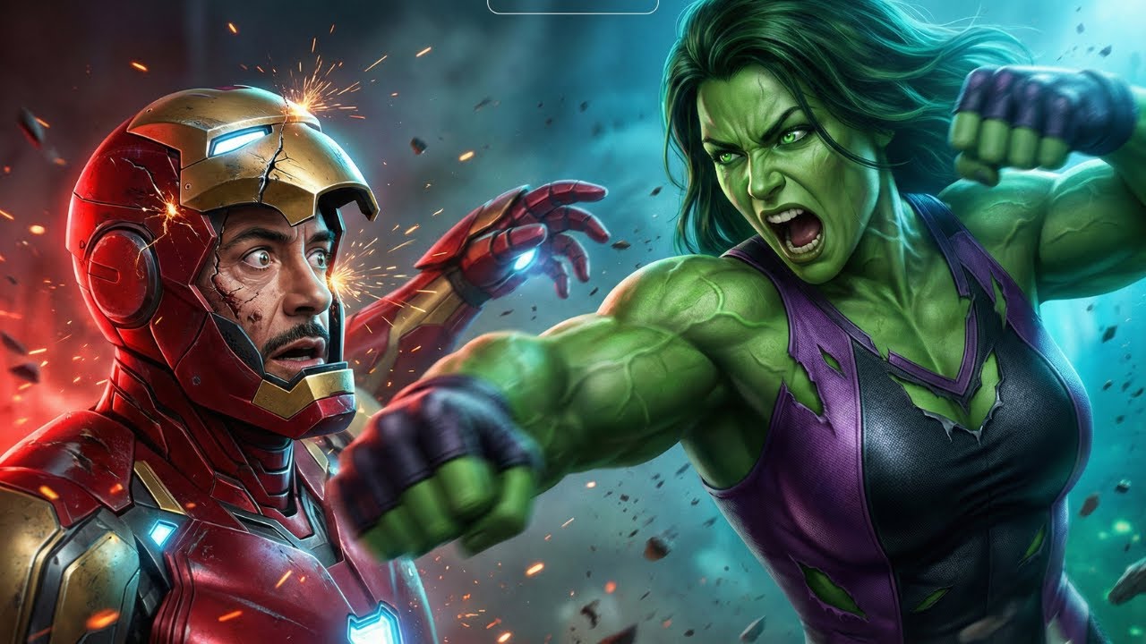 She-Hulk Almost Kills Iron Man | Iron Man Was Not Ready For This 🔥 | 4K