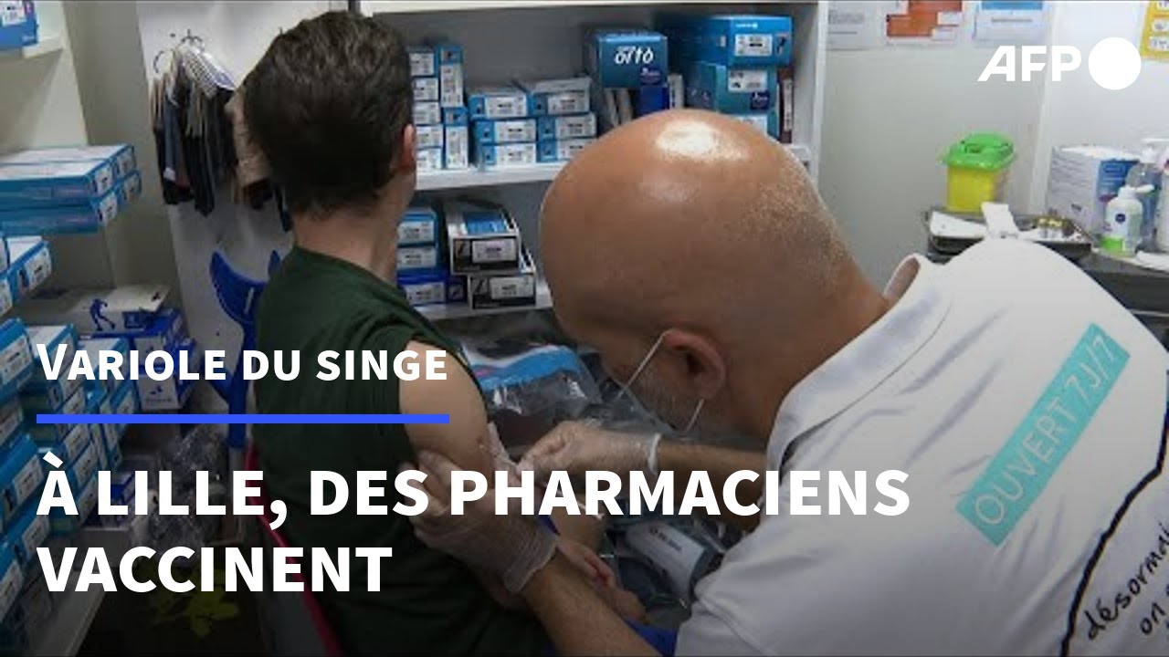 Variole du singe: début de la vaccination dans une pharmacie lilloise | AFP