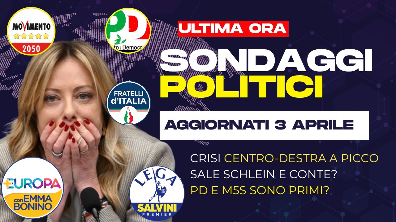 Ultimo minuto sondaggi politici: Conte e Meloni faticano nei sondaggi, salgono Vannacci chi vince?