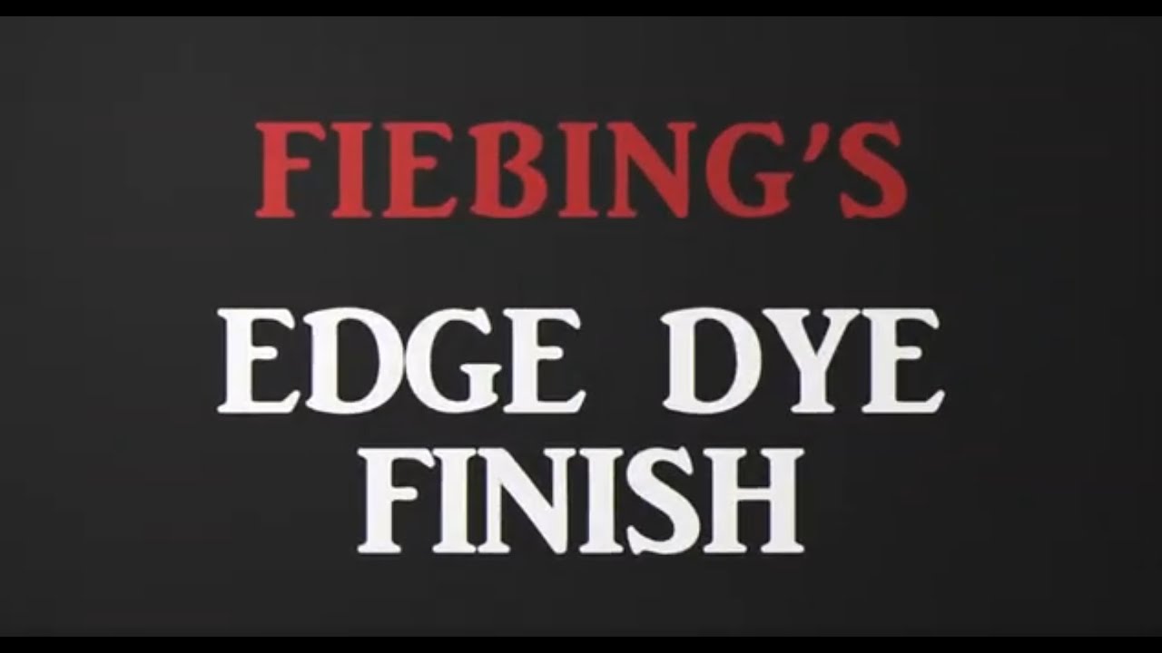 Fiebing Edge Dye Finish Leathercraft Product Introduction