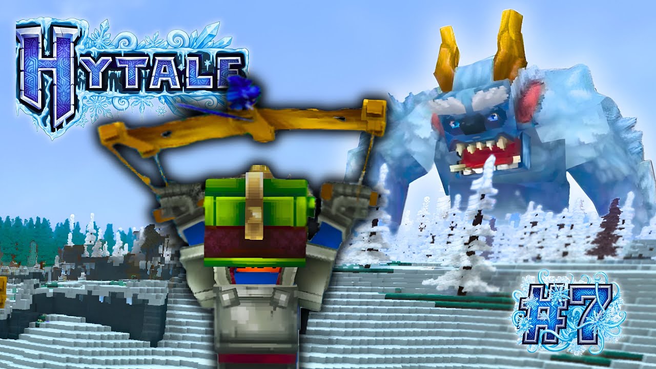 EXPLORANDO EL BIOMA DE NIEVE! YETI?!⛰️| HYTALE❄️| !gritar📢 !discord🫂!voces🗣️