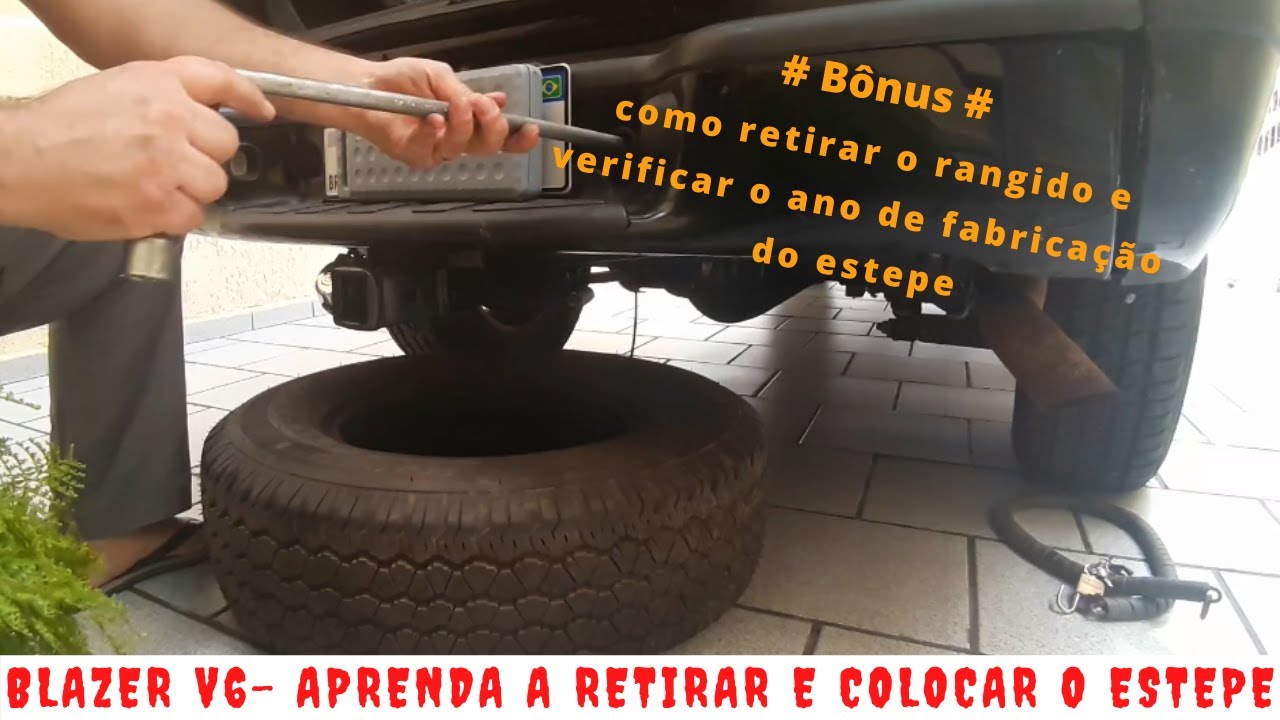 Blazer- O seu estepe é original ? Aprenda a retirar e colocar estepe do jeito certo.