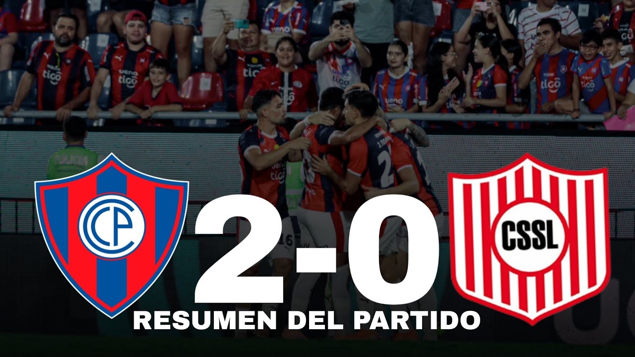 CERRO PORTE&Ntilde;O VS DEPORTIVO SAN LORENZO - RESUMEN - TORNEO APERTURA 2026 