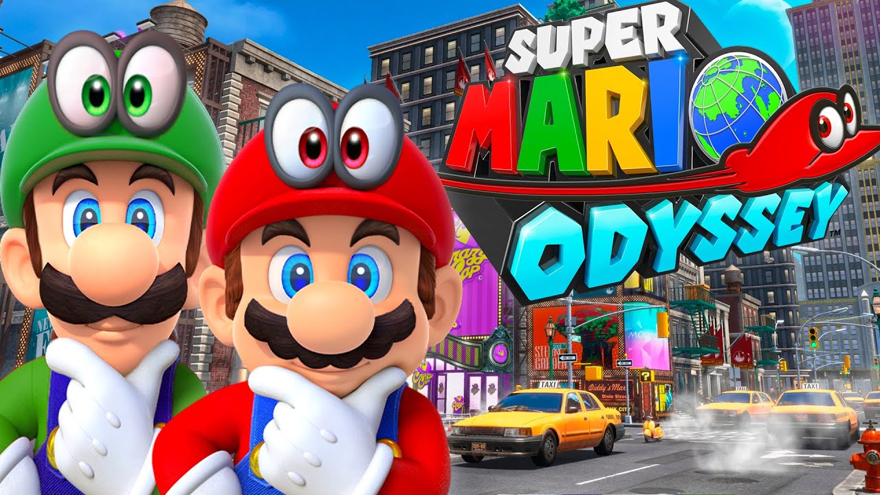Super Mario Odyssey - 2 Player Co-Op - Full Walkthrough [HD]