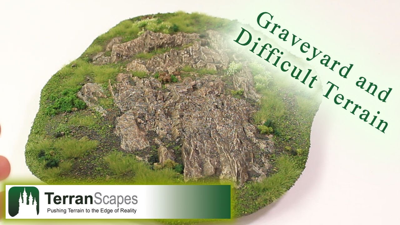 TerranScapes - Graveyard and New Difficult Terrain - Wargame Terrain