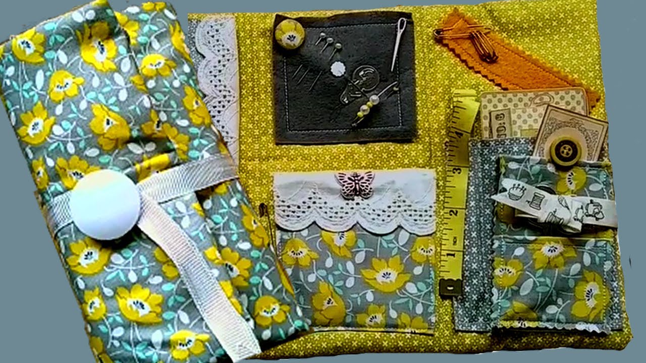 How to Sew a Needle Book Needlecase Tool Roll for Your Tools i.e.crochet hooks & knitting needles